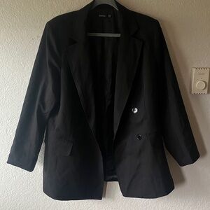 Boohoo Elegant Black Women's Blazer